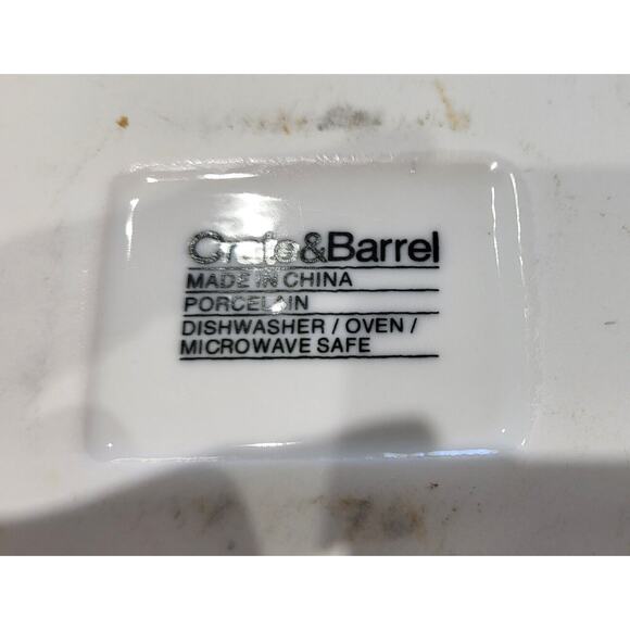 Crate & Barrel Stoneware Square 9 x 9 White - Picture 8 of 10